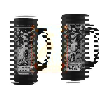 The Sphynx Cat Ancient Egypt Tarot Card Witchy Moon Tank Top Coffee Mug | Mazezy