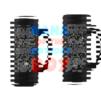 Spider Web Birthday Party Nana Of The Birthday Boy Kids Tank Top Coffee Mug | Mazezy