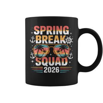 Spring Break Squad 2026 Cruise Vacation Sunglasses Beach Coffee Mug - Thegiftio