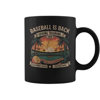 Spring Training Baseball Is Back 2026 Retro Stadium Sunset Coffee Mug - Thegiftio UK