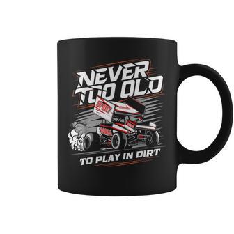 Sprint Car Driver Dirt Track Racing Racing Race Day Track Coffee Mug - Thegiftio UK