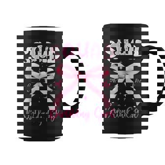 Squad Of The Birthday Girl Pink Coquette Bow Family Coffee Mug | Seseable FR