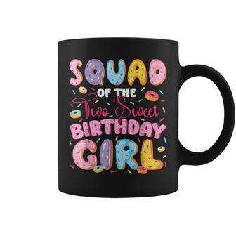 Squad Of The Two Sweet 2Nd Birthday Girl Donut Lover Coffee Mug - Thegiftio