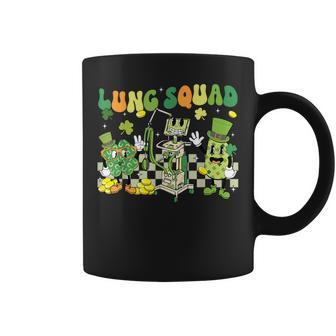 St Patrick Day Pulmonologit Lung Squad Respiratory Therapist Coffee Mug | Mazezy