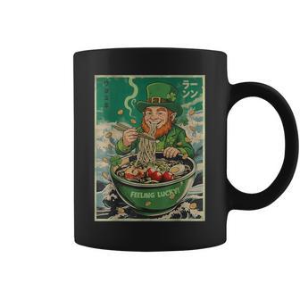 St Patrick Leprechaun Lucky Chinese Ramen Women Coffee Mug - Thegiftio