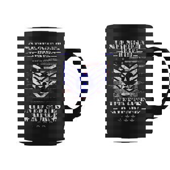 Staff Sergeant Retired Air Force Military Retirement Tank Top Coffee Mug | Mazezy