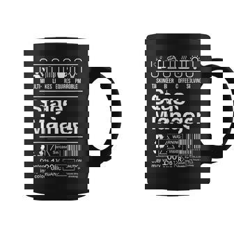 Stage Manager Description Label コーヒーマグ - Kawaiitshirt