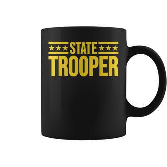 State Trooper Police Uniform Costume Coffee Mug - Thegiftio UK