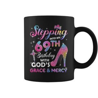 Stepping Into My 69Th Birthday 69 Years Old Pumps Coffee Mug - Thegiftio UK