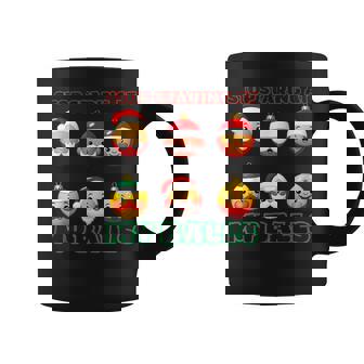 Stop Staring At My Balls Santa Christmas Adult Humor Coffee Mug | Seseable FR