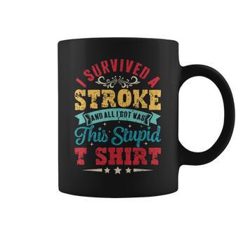 Stroke Survivor Recovery Retro Awareness Coffee Mug - Thegiftio UK