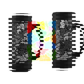 Subtle Boho Flower LGBTQ Month Rainbow Gay Pride Coffee Mug | Mazezy