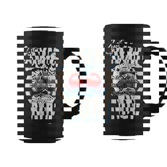 Super Boxing Mom Guantes De Boxeo Y Boxeadores De Apoyo Taza de café - Regaloses