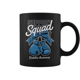 Support Squad Diabetes Awareness Boxing Enthusiasts Health Coffee Mug | Mazezy