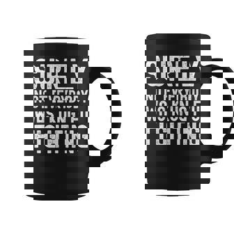 Surely Not Everybody Was Kung Fu Fighting Song Vintage Coffee Mug | Mazezy