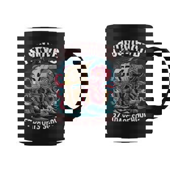 I Survived 67 Days Of School 6-7 Boys Kids Pirate Octopus Coffee Mug | Mazezy