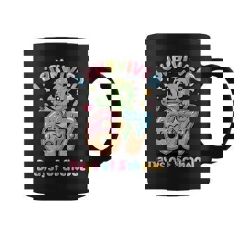 I Survived 67 Days Of School Ice Cream Drip Dino Rex Coffee Mug | Mazezy