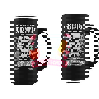 I Survived 67 Days Of School Six Seven 6 7 Teacher 67 Days Coffee Mug - Thegiftio