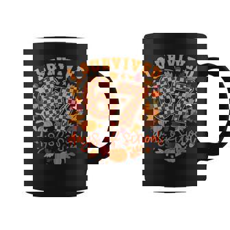 I Survived 67 Days Of School Teacher Thanksgiving Fall Coffee Mug | Mazezy