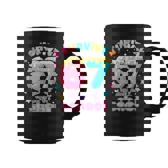 I Survived 67 Days Of School Teachers Students Drip Number Coffee Mug | Mazezy