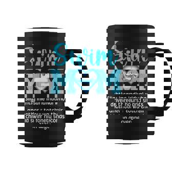 Swim Mom Definition Swim Mama Swimming Mom Of A Swimmer Mom Coffee Mug | Seseable CA
