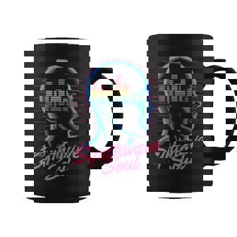 Synthwave Soul Retro Wave Electronic Music Aesthetic Coffee Mug | Mazezy