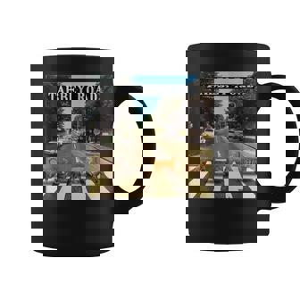 Tabby Road Cool Tabby Cats Crossing Coffee Mug | Seseable CA