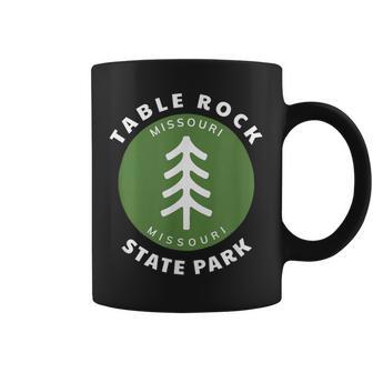 Table Rock State Park Missouri MO Forest Tree Badge Coffee Mug | Mazezy