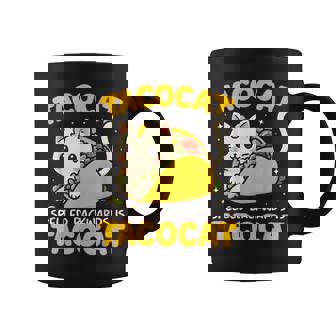 Tacocat Spelled Backward Is Tacocat Kawaii Cat Taco Lover Coffee Mug | Mazezy