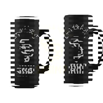 Lets Talk About Erinp おもしろエビ好き シーフードエビ コーヒーマグ - Kawaiitshirt