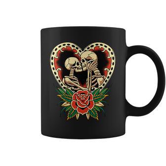 Tatouage Traditionnel Américain Rétro Oldchool Flash Tasse - Cadeauxyz