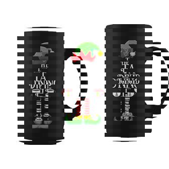 Tea Drinking Elf Christmas Family Matching Love Elf Xmas Coffee Mug - Monsterry
