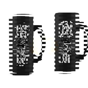 Team Alpha Unit Tactical Skull Tee For Warriors Coffee Mug | Mazezy