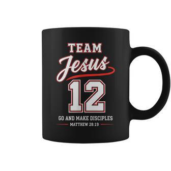 Team Jesus 12 Go And Make Disciples Christian Baseball Coffee Mug - Monsterry