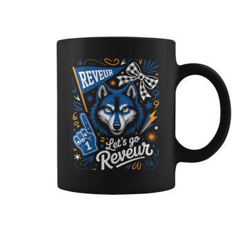 Team Reveur House Blue Reveur House Of Dreamers Wolf Coffee Mug | Seseable UK