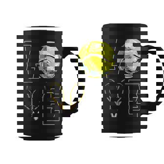 Tennis Love Ball And Rackets Sports Passion Humor Coffee Mug | Mazezy