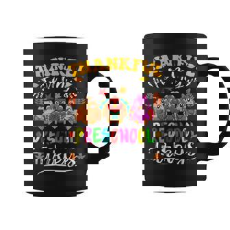 Thankful For My Preschool Grade Turkeys Teacher Thanksgiving Coffee Mug | Mazezy