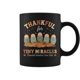 Thankful For Tiny Miracles NICU Pumpkin Halloween Preemie Coffee Mug | Mazezy