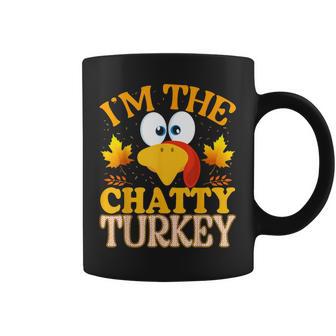 Thanksgiving I'm The Chatty Turkey Matching Coffee Mug - Thegiftio UK