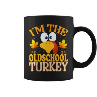 Thanksgiving I'm The Oldschool Turkey Matching Coffee Mug - Thegiftio UK