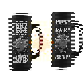 Thanksgiving Pluck It Lets Get Basted Turkey Beer Fall Coffee Mug | Mazezy