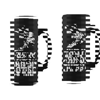 That's My Grandson Out There Proud Grandparent Martial Arts Coffee Mug | Mazezy