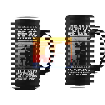 That's What I Do I Pet Cats I Play Piano & I Know Things Tank Top Coffee Mug | Mazezy