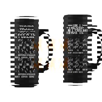 Things I Do In My Spare Time German Shepherd Dog Dad Mom Coffee Mug - Monsterry