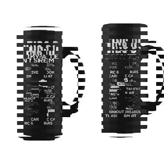 Things I Do In My Spare Time RC Car Racing Coffee Mug | Mazezy
