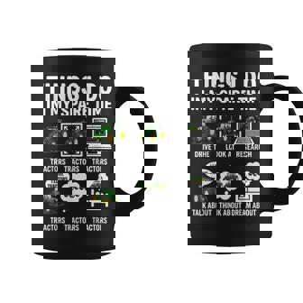 Things I Do In My Spare Time Tractor Lover Farmer Coffee Mug | Mazezy