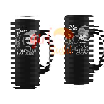 This Girl Lovesushi かわいい フェミニン 食べ物 引用アート コーヒーマグ - Kawaiitshirt