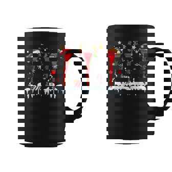 Three Santa Reindeer Elf Clarinets Instrumentalist Xmas Coffee Mug | Mazezy