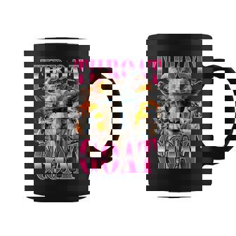 Throat Goat Bootleg Y2k Meme Concert Dark Humor Coffee Mug - Monsterry