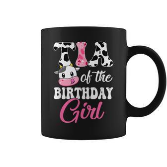 Tia Of The Birthday Girl Farm Cow 1St Birthday Girl Coffee Mug - Thegiftio